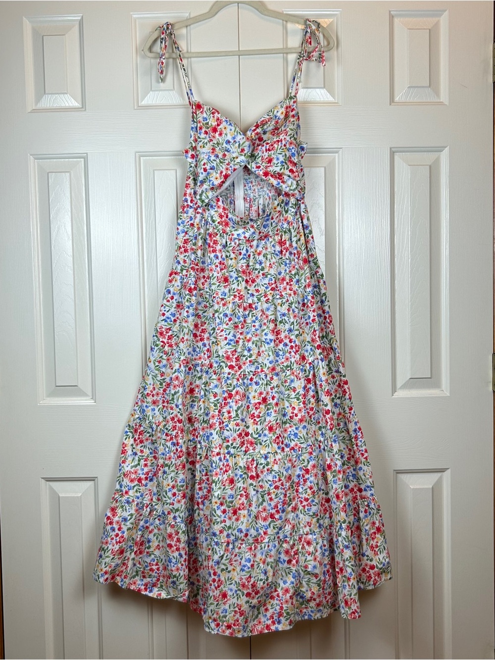 Altar’d State Floral Tie Strap Maxi Dress